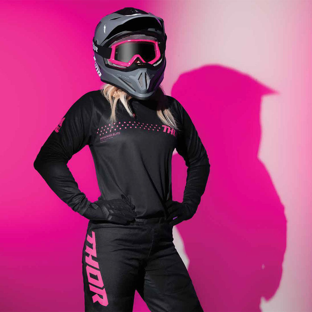 Thor: Womens Sector Minimal Jersey - Black/Pink