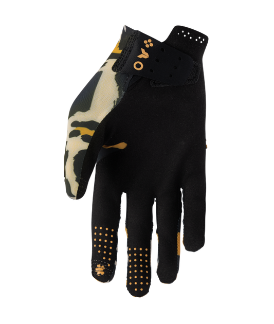 Thor: Womens Sportmode Cheetah Gloves - Tan/Black