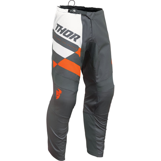 Thor 2025 Sector Checker Charcoal/Orange Pants