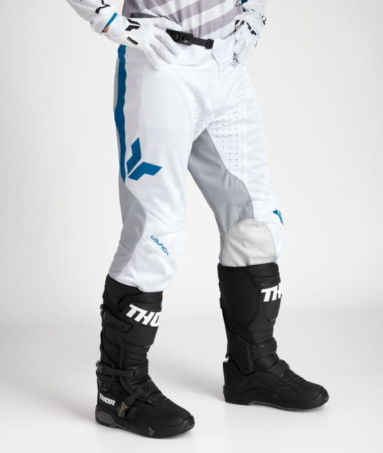 Thor 2025 Launchmode Raid White/Grey Pants