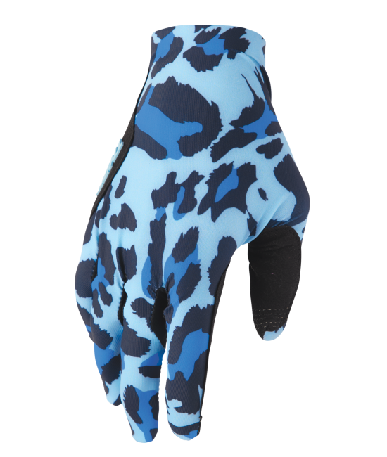 Thor Sportmode Cheetah Gloves - Blue/Midnight