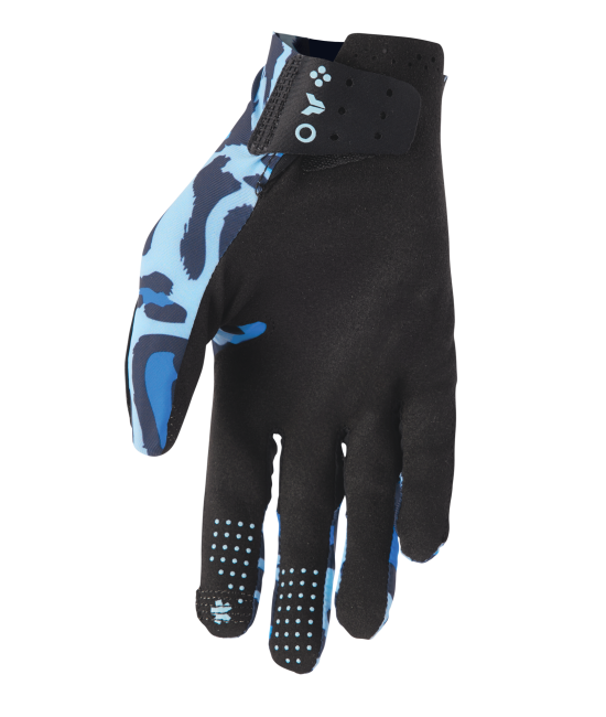 Thor Sportmode Cheetah Gloves - Blue/Midnight