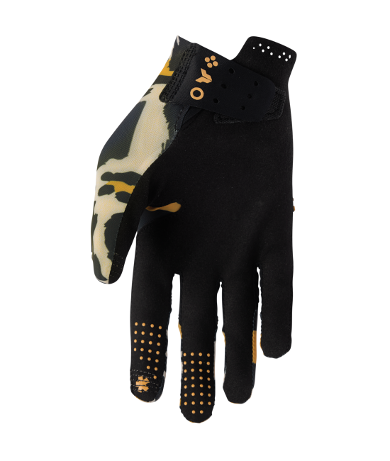 Thor: Womens Sportmode Cheetah Gloves - Tan/Black